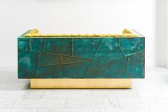 Stefan Rurak Stefan Rurak Patchwork Brass Settee USA 2022 - 4035331