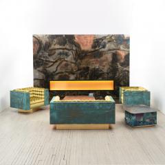 Stefan Rurak Stefan Rurak Patchwork Brass Settee USA 2022 - 4035358