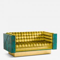 Stefan Rurak Stefan Rurak Patchwork Brass Settee USA 2022 - 4123613