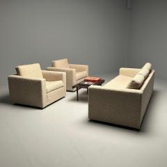 Stendig Co Stendig Living Room Sofa Pair of Cube Chairs New Boucle Switzerland Labeled - 3382432