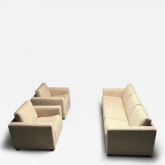 Stendig Co Stendig Living Room Sofa Pair of Cube Chairs New Boucle Switzerland Labeled - 3388839