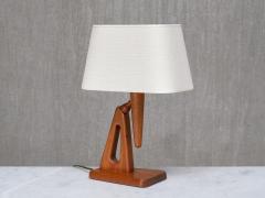 Steneby Hemsl jdsf rening Sculptural Steneby Hemsl jdsf rening Table Lamp in Teak Swedish Modern 1950s - 4557495
