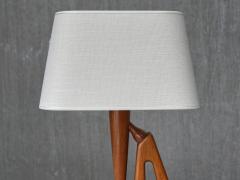 Steneby Hemsl jdsf rening Sculptural Steneby Hemsl jdsf rening Table Lamp in Teak Swedish Modern 1950s - 4557501
