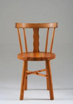 Steneby Hemsl jdsf rening Set of Five Swedish Chairs in Pine by Steneby Hemsl jd - 3244860
