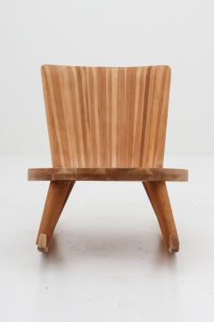 Steneby Hemsl jdsf rening Swedish Rocking Chair in Pine by Steneby 1940s - 800897