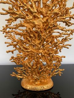 Stephane Galerneau Pair of Gilt Bronze Coral Lamps by Stephane Galerneau France 1990s - 977518