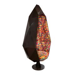 Stephen Sprouse Rare and Impressive Pod Chair with Iconic Graffiti Fabric 2003 - 3499763