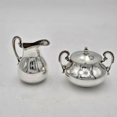 Sterling Cream and Sugar Mexico circa 1930 - 4364468