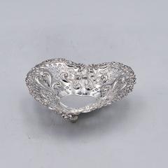 Sterling Heart Shaped Dish U S A circa 1930 - 4392223