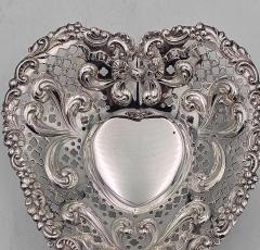 Sterling Heart Shaped Dish U S A circa 1930 - 4392228