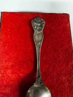 Sterling Silver 6 Floral Etched Spoon - 4462995