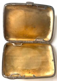 Sterling Silver Art Deco Risque Cigarette Case of British Origin Circa 1925 - 3505518