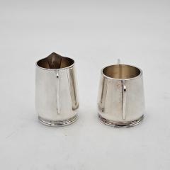 Sterling Silver Cream Sugar U S A circa 1930 - 4436936
