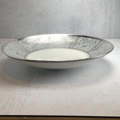 Sterling Silver Mid Century Rosenthal Porcelain Serving Bowl - 3202143