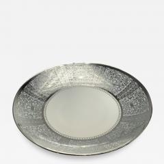 Sterling Silver Mid Century Rosenthal Porcelain Serving Bowl - 3204746