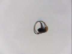 Sterling Silver and Onyx Ring size 8 - 3856678