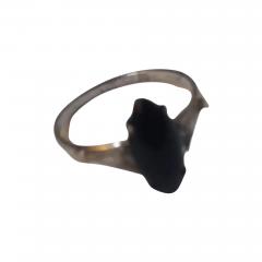 Sterling Silver and Onyx Ring size 8 - 3857997