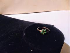 Sterling Silver and Turquoise Native American Ring Size 3 - 3870553