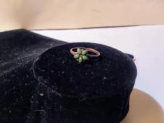 Sterling Silver and Turquoise Native American Ring Size 3 - 3870554