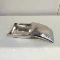 Sterling silver box by Ilario Pradella Italy 1970s - 4576385