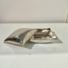 Sterling silver box by Ilario Pradella Italy 1970s - 4576386