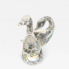 Steuben Glass Goose Gander by Lloyd Atkins 2 Pcs - 4698781