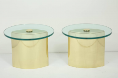 Steve Chase Pair of Brass Eye tables by Steve Chase - 921589