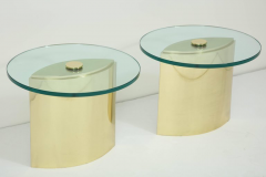 Steve Chase Pair of Brass Eye tables by Steve Chase - 921591