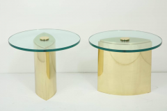 Steve Chase Pair of Brass Eye tables by Steve Chase - 921592