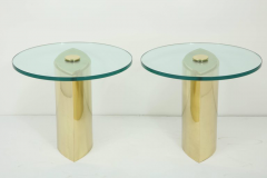Steve Chase Pair of Brass Eye tables by Steve Chase - 921593