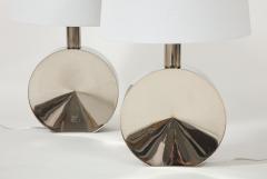 Steve Chase Pair of Chrome Lamps by Steve Chase - 1964573