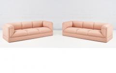 Steve Chase Steve Chase Postmodern Pink Silk Sofa 1980 - 2226928