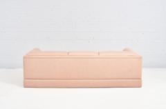 Steve Chase Steve Chase Postmodern Pink Silk Sofa 1980 - 2226932