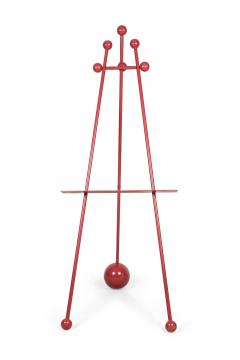 Steven Sebring American Contemporary Enameled Iron Red Easel - 4640234