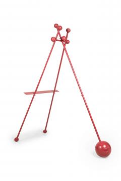 Steven Sebring American Contemporary Enameled Iron Red Easel - 4640236