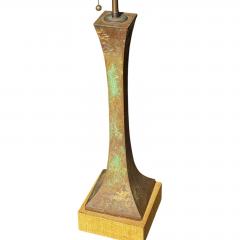 Stewart Ross James Mid Century Modern Stewart Ross James Patinated Bronze Table Lamp - 4596827