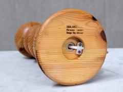 Stig Johnsson Stig Johnsson Swedish Modern Table Lamp in Solid Pine Sm landssl jd 1970s - 4446310