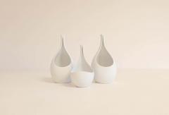 Stig Lindberg Midcentury Ceramic Collection of Pungo Vases Stig Lindberg Gustavsberg 1950s - 2427274