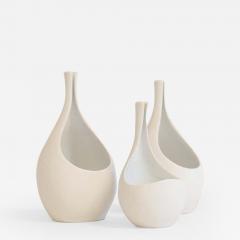 Stig Lindberg Midcentury Ceramic Collection of Pungo Vases Stig Lindberg Gustavsberg 1950s - 2429591