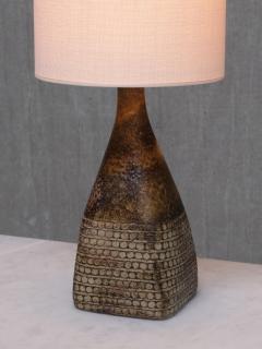 Stig Lindberg Stig Lindberg Textured Stoneware Table Lamp Studiohanden Gustavsberg 1950s - 4747811