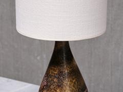 Stig Lindberg Stig Lindberg Textured Stoneware Table Lamp Studiohanden Gustavsberg 1950s - 4747814