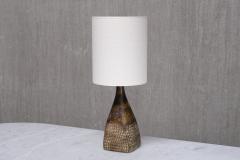 Stig Lindberg Stig Lindberg Textured Stoneware Table Lamp Studiohanden Gustavsberg 1950s - 4747815
