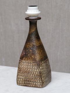 Stig Lindberg Stig Lindberg Textured Stoneware Table Lamp Studiohanden Gustavsberg 1950s - 4747819