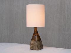 Stig Lindberg Stig Lindberg Textured Stoneware Table Lamp Studiohanden Gustavsberg 1950s - 4747821