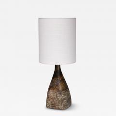Stig Lindberg Stig Lindberg Textured Stoneware Table Lamp Studiohanden Gustavsberg 1950s - 4748182