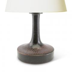 Stig Lindberg Studio Table Lamp in Black and Oxblood by Stig Lindberg - 3625728