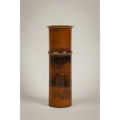 Stig Lindberg for Gustavsberg Swedish Mid Century Ceramic Cylindrical Vase - 4671001