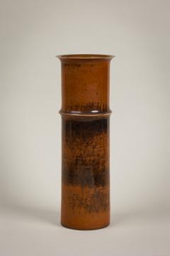 Stig Lindberg for Gustavsberg Swedish Mid Century Ceramic Cylindrical Vase - 4671002