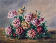 Still Life with Roses by Lucie Verneuil c 1920s - 4701027