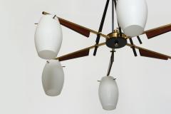 Stilnovo style chandeliers a pair - 2261385